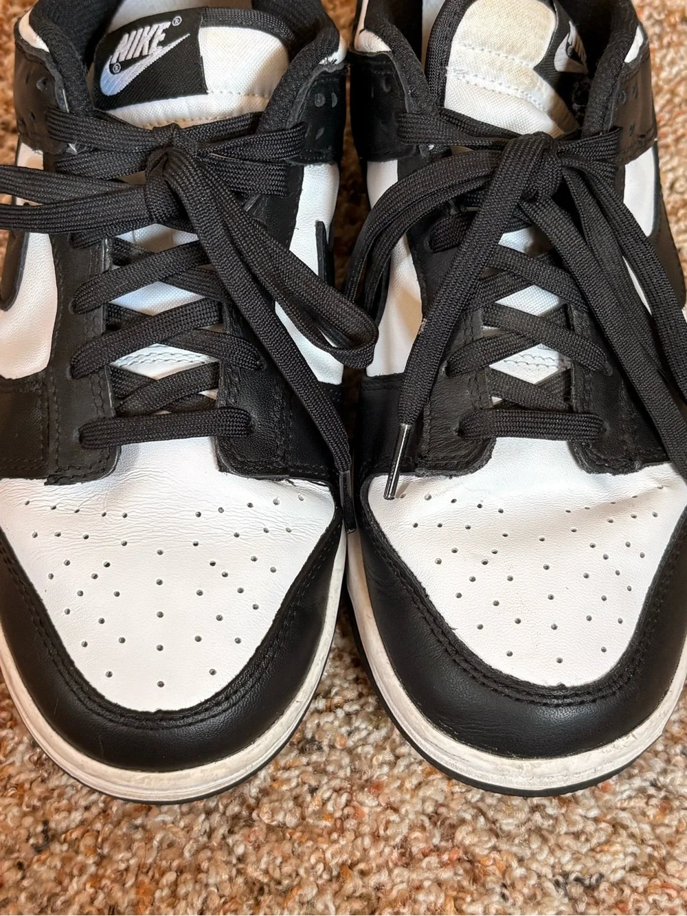 Nike Dunk Low Panda - women’s 8, men’s 6.5